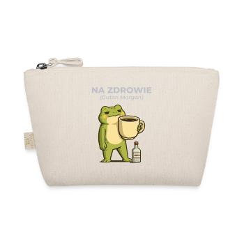 Frosch Na zdrowie Kaffee & Wodka Humor - Bio-Täschchen - Natur - Vorne