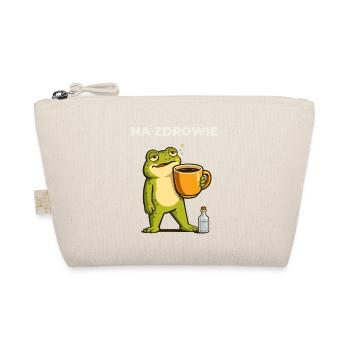 Frosch Na zdrowie Kaffee & Wodka Humor - Bio-Täschchen - Natur - Vorne