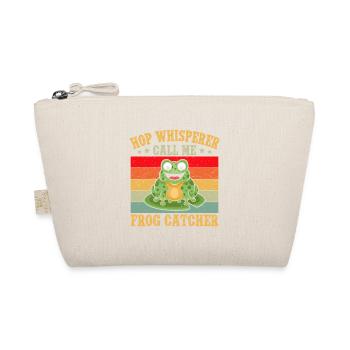 Frog Catcher Hop Whisperer Call Me Frog - Bio-Täschchen - Natur - Vorne