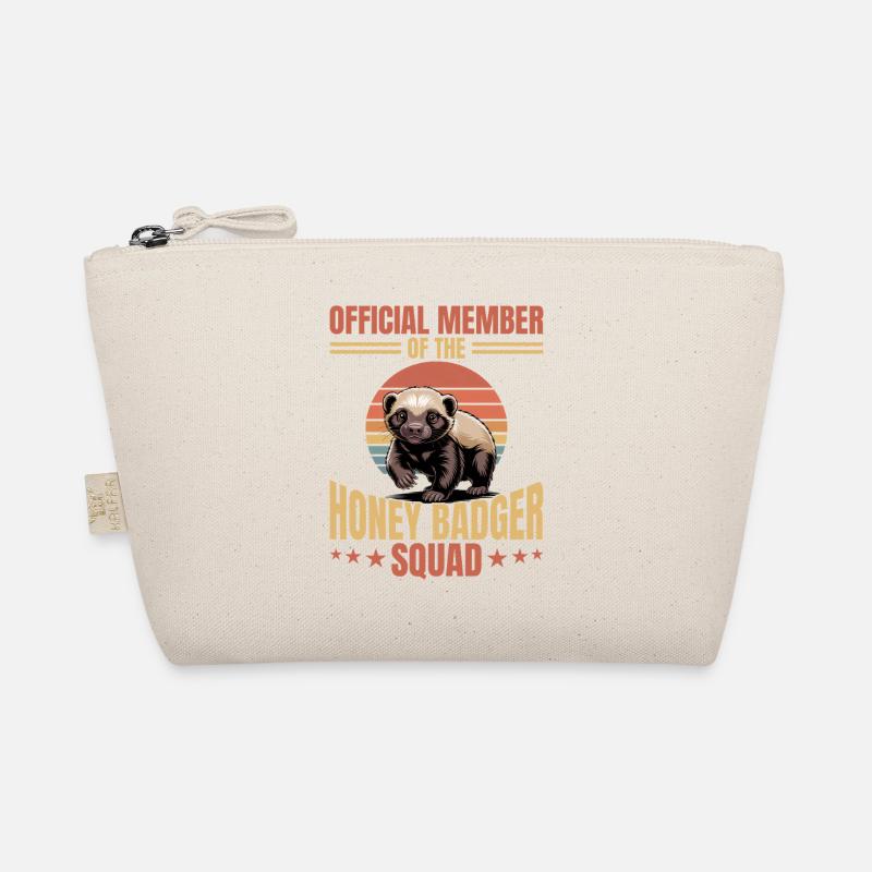 Funny Honey Badger Organic Pouch