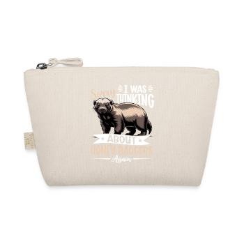 Funny Honey Badger - Bio-Täschchen - Natur - Vorne
