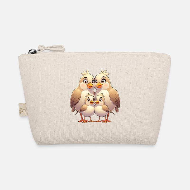 Bird Family Cuddle Organic Pouch