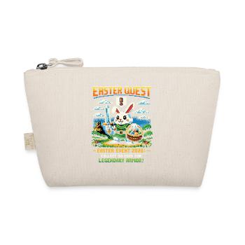 Easter Quest Pixelbunny – Collect Eggs 2026 - Organic Pouch - nature - Front