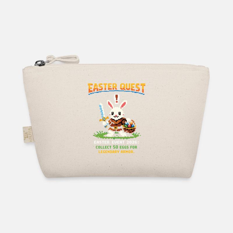 Easter Quest Pixel Bunny Bio-Täschchen