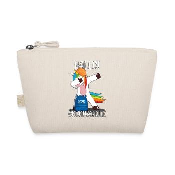 School enrolment first graders 1st grade school child 2026 - Organic Pouch - nature - Front