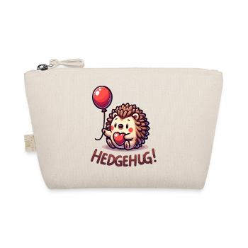 Câlin en forme de cœur hérisson - Trousse biologique - nature - Devant