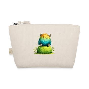 Regenbogen Kuschelmorpe Wiesenfreude - Bio-Täschchen - Natur - Vorne
