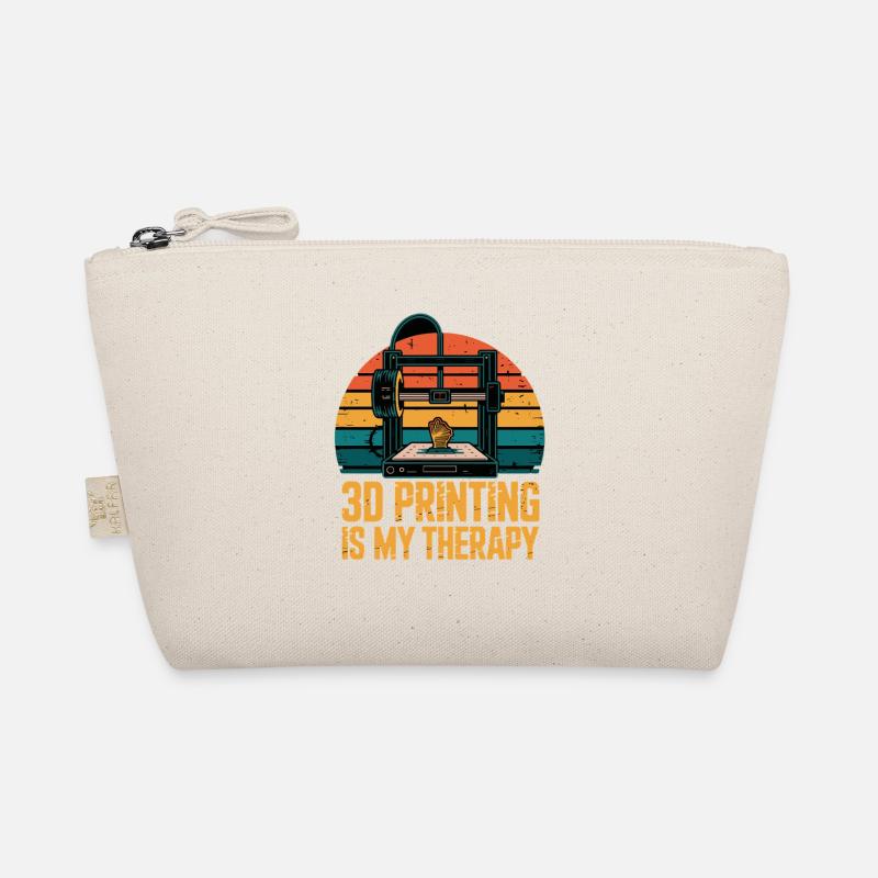 3D Printing Is My Therapy Retro 3D Printer Maker Organic Pouch