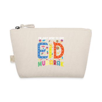 Hier, um Eid Mubarak Ramadan Islamischer Muslim zu feiern - Bio-Täschchen - Natur - Vorne