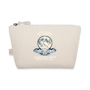 Critical Hit at Full Moon | Wolf - Organic Pouch - nature - Front