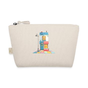 Colorful House Fantasy - Organic Pouch - nature - Front