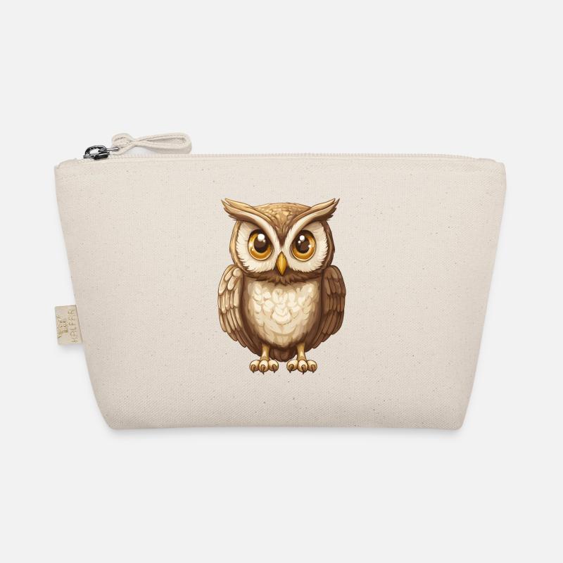 Hibou de dessin animé des Chouettes de la forêt Trousse biologique