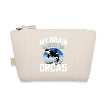 Funny Orca - Organic Pouch - nature - Front