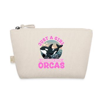 Funny Orca - Organic Pouch - nature - Front