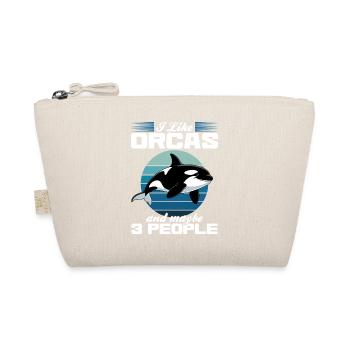 Funny Orca - Organic Pouch - nature - Front
