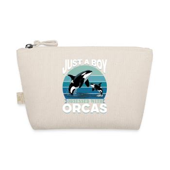 Funny Orca - Organic Pouch - nature - Front