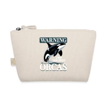 Funny Orca - Organic Pouch - nature - Front
