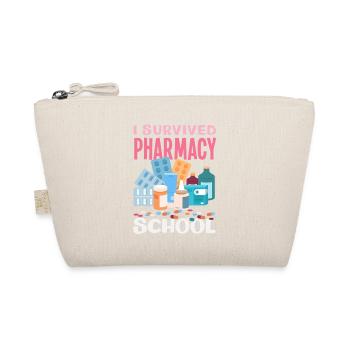 I Survived Pharmacy School Funny - Organic Pouch - nature - Front