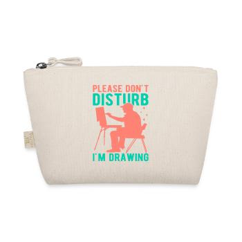 Artist Painter Please Don´t Disturb Drawing Gift - Bio-Täschchen - Natur - Vorne