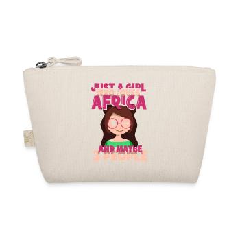 Safari Africa Serengeti Wildlife Savannah Girl - Organic Pouch - nature - Front
