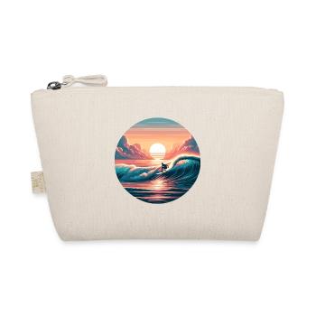 Sunset Surf Wave - Organic Pouch - nature - Front