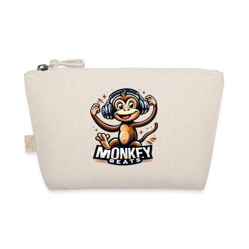 Monkey Beats Headphones DJ - Organic Pouch - nature - Front