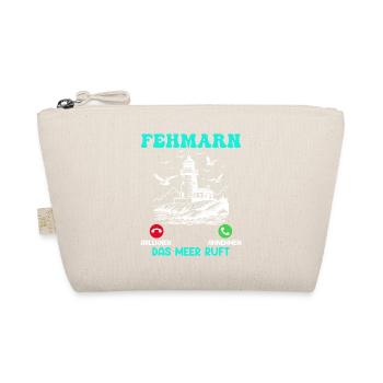 FEHMARN THE SEA IS CALLING Baltic Sea Holidays Funny - Organic Pouch - nature - Front