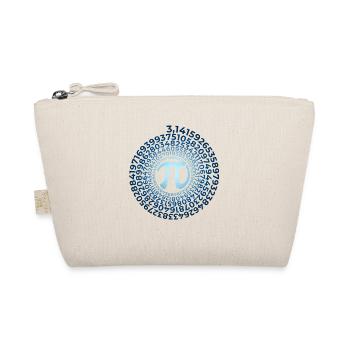Pi Symbol with Numbers Spiral | District number 3.1415 - Organic Pouch - nature - Front