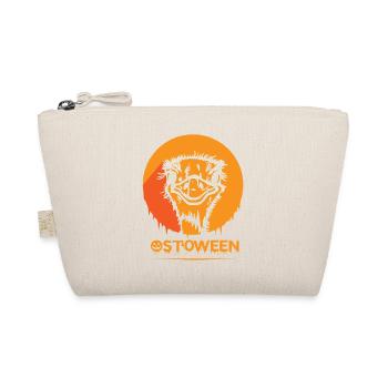 Safari Afrika serengeti wildlife halloween Strauß - Bio-Täschchen - Natur - Vorne