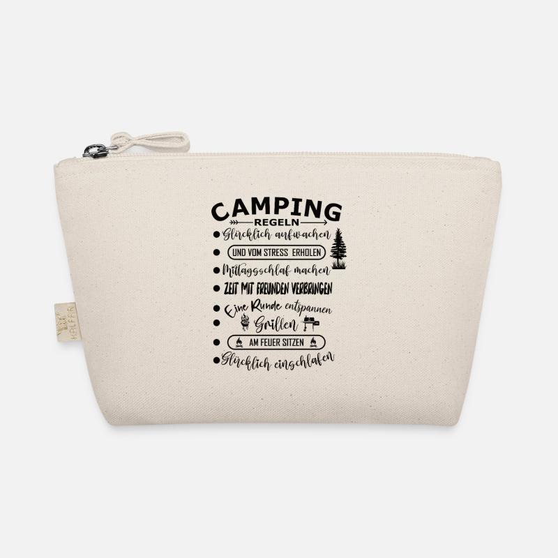 Echte Camping Regeln Outdoor Abenteuer Bio-Täschchen