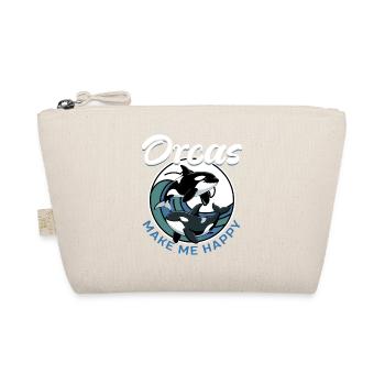 Funny Orca - Organic Pouch - nature - Front