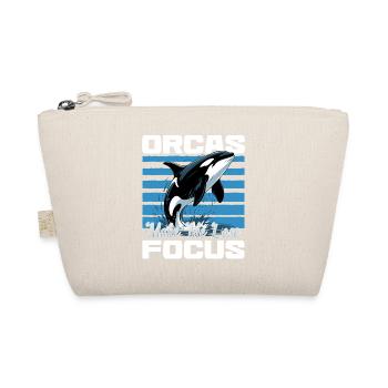 Funny Orca - Organic Pouch - nature - Front