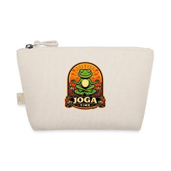 Frog Yoga Time Zen - Organic Pouch - nature - Front