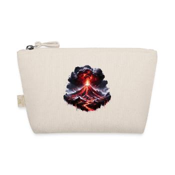 Volcanic eruption lava fireworks - Organic Pouch - nature - Front