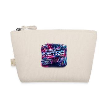 Turn Up the Retro Neon Nostalgia - Bio-Täschchen - Natur - Vorne