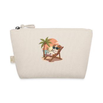 Beach Lounge Corgi - Organic Pouch - nature - Front