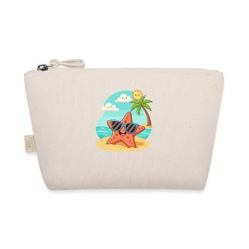 Sonnenstern Beach Fun - Organic Pouch - nature - Front