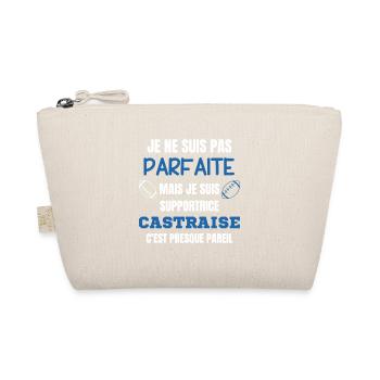 Supporter Rugby Castraise Humour - Organic Pouch - nature - Front