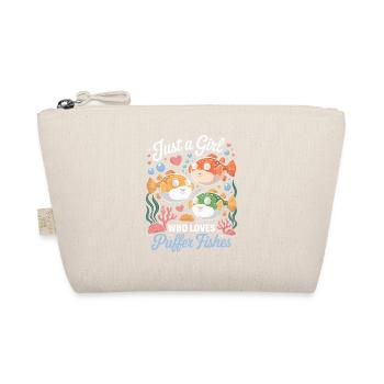Motif de la Fille Poisson-globe - Trousse biologique - nature - Devant