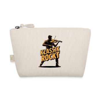 Classical Rocks Violin Violin Rock Violin Violin Classical Fan - Organic Pouch - nature - Front