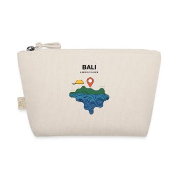 Bali Indonesia Coordinate - Organic Pouch - nature - Front