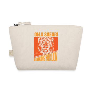 Safari Africa Serengeti Wildlife Savannah Lion - Organic Pouch - nature - Front