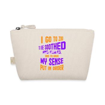 Safari Africa Serengeti Wildlife Savannah Saying - Organic Pouch - nature - Front