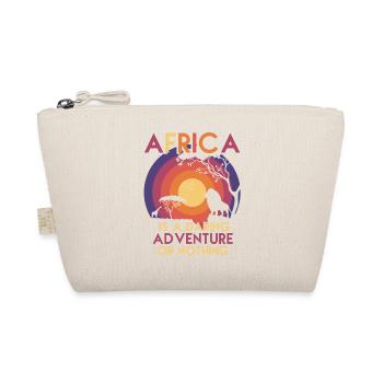 Safari Africa Serengeti Giraffe Savanna Lion - Organic Pouch - nature - Front