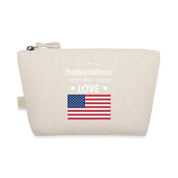 Independence and Love USA - Organic Pouch - nature - Front