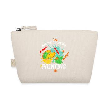 Paint, brush, and palette design for painter - Organic Pouch - nature - Front