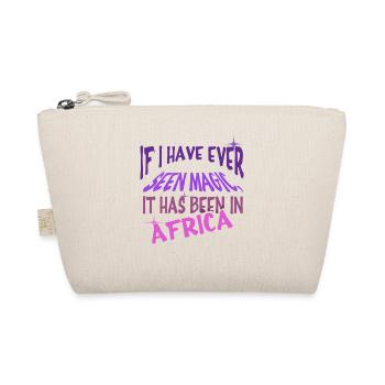 Safari Africa Serengeti Wildlife Savannah Saying - Organic Pouch - nature - Front