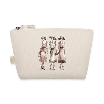 Flapper 1920er Beige - Bio-Täschchen - Natur - Vorne