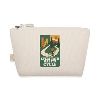 Any Path | Bicycle - Organic Pouch - nature - Front