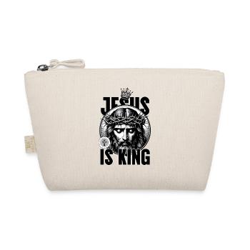 Faith & Religion Jesus is King Crown of Thorns - Organic Pouch - nature - Front